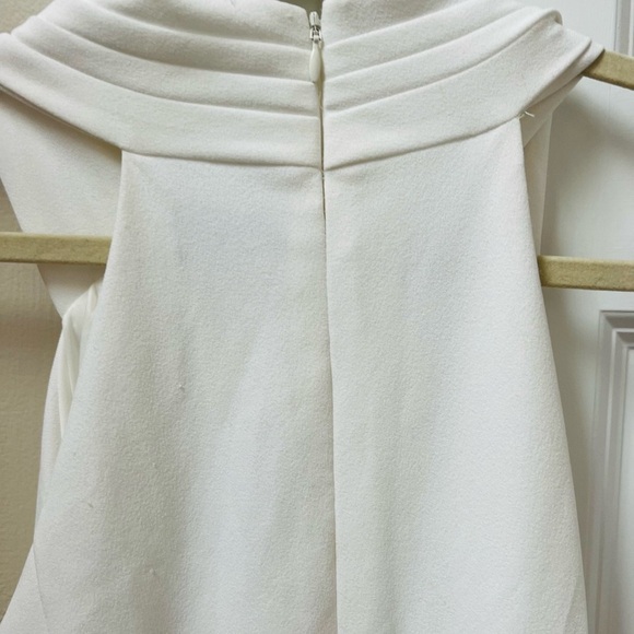 Nwt gorgeous Rachel Roy size medium white stretchy lined dress - Picture 7 of 9